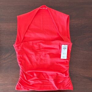 *NWT* Abercrombie & Fitch Ava Top in Bright Red (Small)
